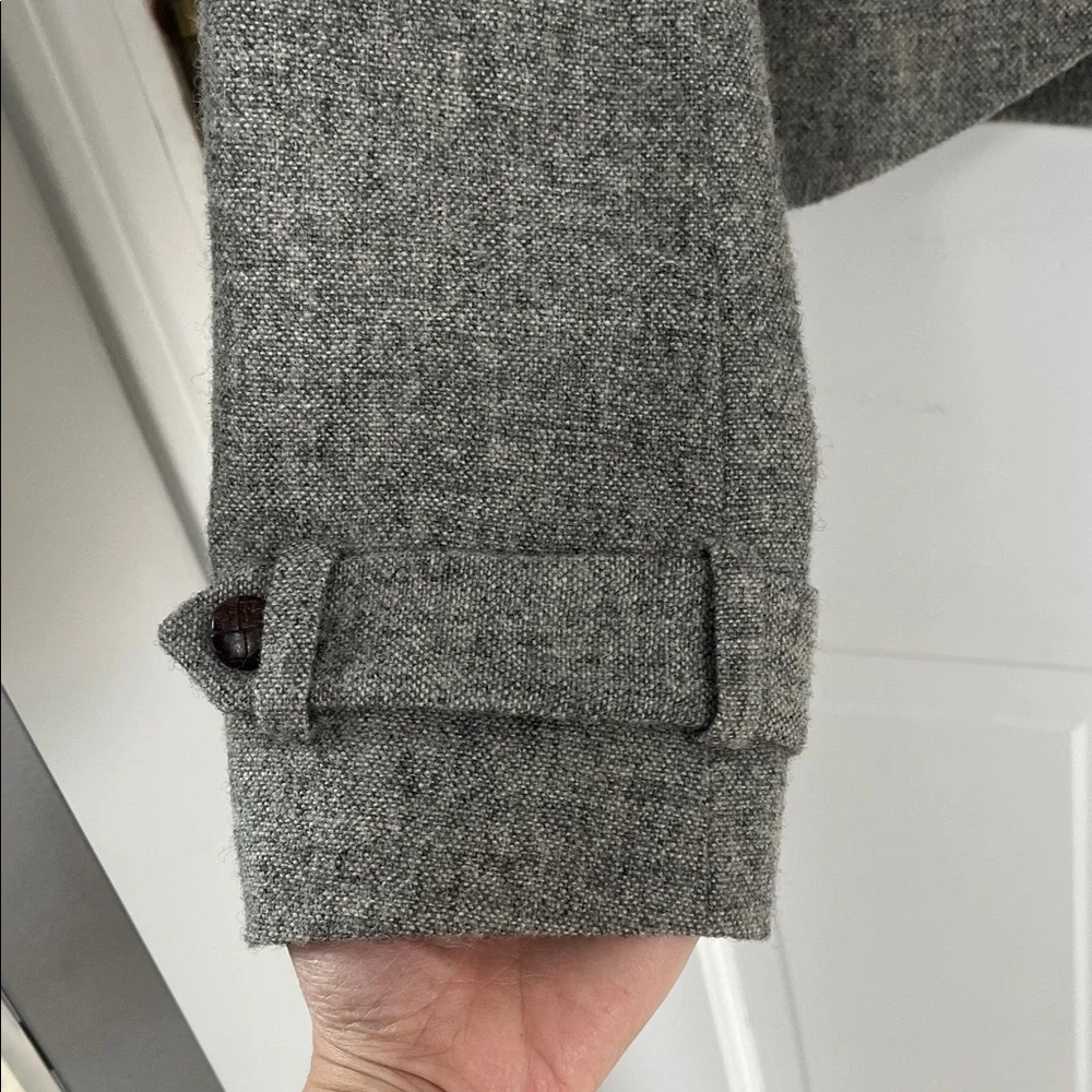 Band Of Outsiders Charcoal Women's Blazer (Missing Faux Fur Collar). Size 3. - Picture 6 of 9
